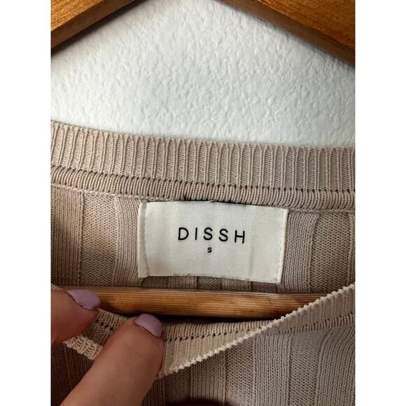 DISSH ADA STONE LONG SLEEVE KNIT TOP size S - Picture 6 of 7